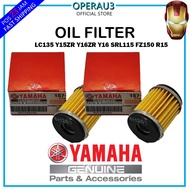 OIL FILTER YAMAHA OIL FILTER LC135 Y15ZR Y16ZR Y16 SRL115 FZ150 R15 MINYAK FILTER LC Y15 100% ORIGIN