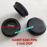 2 INCH DOP 57MM IRON PIPE LEGS RUBBER || PIPE INNER DIAMETER 57MM