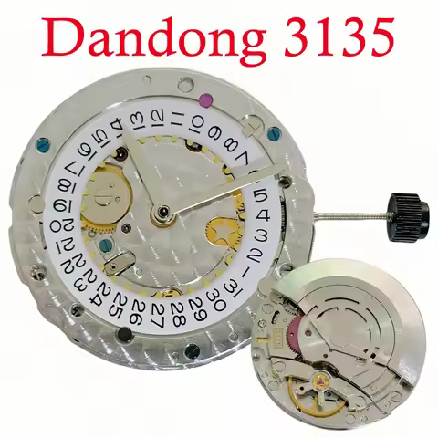 Dandong Factory VSF 3135 Automatic Mechanical Movement Blue Balance Wheel Watch Movement VS 3135 Cle