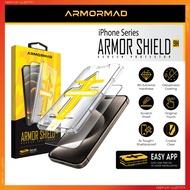 ARMORMAD Screen Protector Armor Shield 9H + Easy App Installer with Oleophobic Coating Tempered Glas
