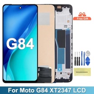G84 5G For Motorola Moto G84 5G LCD Display Touch Screen Digiziter Assembly For Moto XT2347-2 XT2347