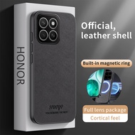 Leather Casing For Honor X8C X8B HonorX8C X8 B C X 8B 8C Built-in Magnet Anti Fingerprint Shockproof