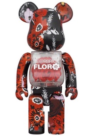 📍MEDICOM TOY Bearbrick 400% BE@RBRICK FLOR@ 花之女神👸 永生花 玫瑰花🌹 情人節💌