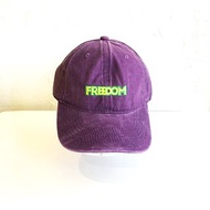 自由商行-水洗做舊棒球帽-紫色
