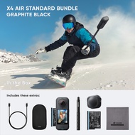 Insta360 X4 Air กล้องแอคชั่น Sensor 1/1.8" กันน้ำ15m ถ่ายวิดีโอ 8K ประกัน1ปี กล้อง 360 Action Camera