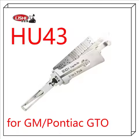 2026 NEW Lishi 2-in-1 Pick/Decoder for GM/Pontiac GTO HU43 LOCKSMITH TOOL