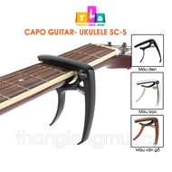 Capo guitar 2 Premium Multi-Color Metal Functions SC-5 (Used For acoustic Guitars, Guitars Bas And Ukulele)