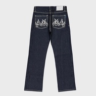 Shellstich 16 Oz Sanforized Fire Embroidered Jeans