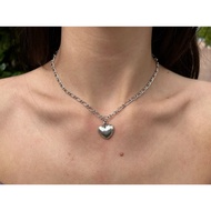 Silver Heart Pendent Necklace