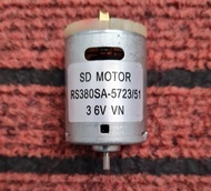 Dinamo motor 380 RS380 RS380SA 5723/51 3.6V - 5V 16000RPM