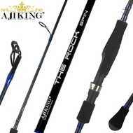AJIKING ROCK SPIN FISHING ROD FRESHWATER  SALTWATER  ROD SPINING CASTING ROD 5.6'-7.0'FEET