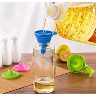 Vinztstore - Folding Silicone Funnel / Folding Funnel / Folding Water Funnel / Silicone Oil Funnel /