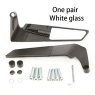 ZG Aluminum Alloy Stealth Wing Mirror Adjustable Motorcycle Wind Wing Side Mirror for KTM 200 250 39