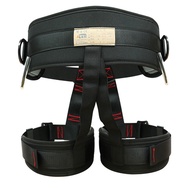 Safety Harness เข็มขัดนิรภัยสำหรับปีนเขา ความแข็งแรงสูงกลางแจ้งริบบิ้นโพลีเอสเตอร์ป้องกันครึ่งชุดสาย