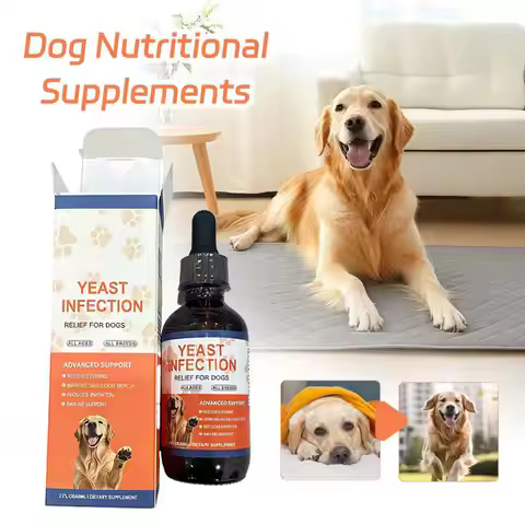 60ml Antipruritic Fur Health Immune Support Yeast Infection Relief Drops For Dog Cat Irritation Skin