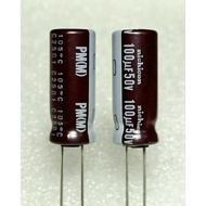 Nichicon PM 100uf 50v capacitor