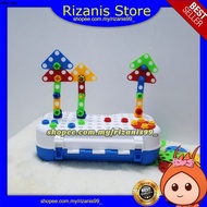 Toy Drill Screw Nut Bolt Hardware Educational Kids Toys Toolbox Mommy Happy
