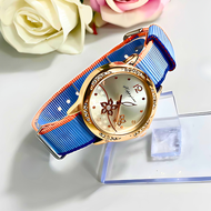 Promo!!!! Jam Tangan Wanita Kanvas Multi Warna Jam Analog Cewek Elegan Fashion Korea