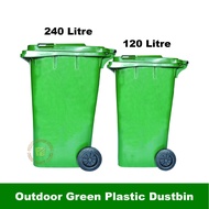 Green Plastic Dustbin 120L / 240L