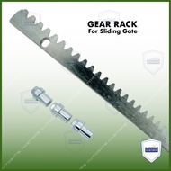 1 PC GEAR RACK 1M ETER FOR SLIDING GATE AUTOGATE (GALVANIZED IRON) / AUTOGATE SYSTEM