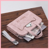 Laptop Bag Female Portable High-End Feeling Suitable for Huawei MateBook 46.6cm Apple macbookair13.3 Asus Dell 15.6 Lenovo 16 Commuter Tablet Diagonal Bag Briefcase