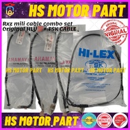 HSMOTORPART Rxz Cable Combo Set Rxz Meter Cable , Rxz Engine Cable,Rxz Throttle Cable ,Rxz Clutch Ca