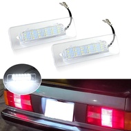 2Pcs For BMW 3 5 6 7 Series E30 E28 E24 E26 Z1 Canbus LED Number License Plate Light OEM:63261372763