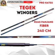 Tegek Ruas Panjang Wingers Fiber 240 cm Pro Katsu Original