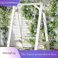 durong5.sg Balcony Chair Solid Wood Household Outdoor Bench Multifunctional Swing Antiseptic Wood Ou