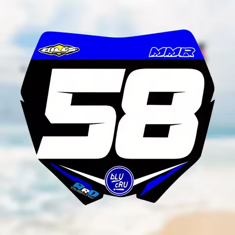 1PC Vibrant "58" Racing Sticker with Logos, 5.12x4.62 in, Wonderful for Car Windows, Backpacks & Exp
