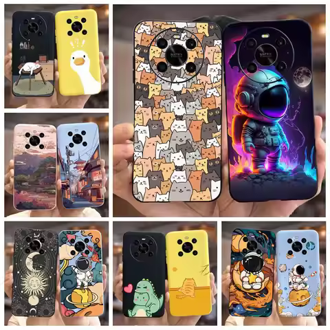 For Honor X9 4G Case Cute Astronauts Cartoon Cover Soft Silicone Phone Case For Honor X9 X 9 HonorX9