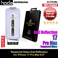 Hoda for iPhone 17 Pro Max | 17 Pro Anti Reflection Full Coverage Tempered Glass Screen Protector