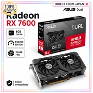 ASUS Dual Radeon RX 7600 EVO OC 8GB GDDR6 Graphics Card DUAL-RX7600-O8G-EVO