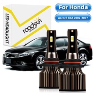 【For Honda Accord SDA 2002-2007】LED Car Headlight Bulbs 1 Pair Headlamp 6000K White 13000LM 400% Sup