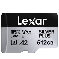 LEXAR SILVER PLUS A2 U3 V30 256GB 512GB 16GB 32GB 64GB 128GB 1TB 2TB Memory Card Micro SD 16G 32G 64
