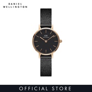 Daniel Wellington Petite Pressed Ashfield 24mm Rose gold with Black Dial - Watch for women - Womens watch - Fashion watch - DW Official - Authentic