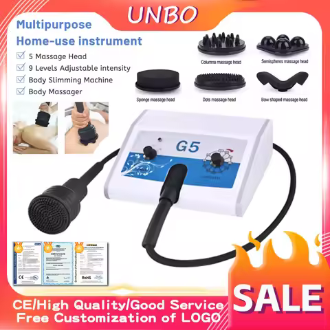 Professional G5 Massager High Frequency Vibration Body Slimming Weight Loss Machine Fat Dissolving C
