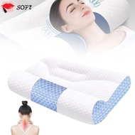 SOFTNESS Sleep Apnea Pillows, Neck Pain Relief Insomnia Relief Orthopedic Deep Sleep Pillow,  Breath