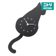 NITORI Pendulum Clock Black Cat