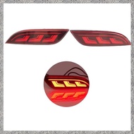Car for Spark 2010-2015 LED Brake Light Reflector Light Rear Bumper Lights Dynamic Turn Signal