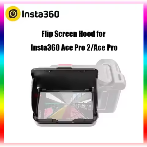 Insta360 Ace Pro 2 Flip Screen Hood Magnetic Aluminum Sunlight Block Cover for Insta 360 Ace Pro 2 O