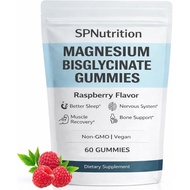 Spnutrition Magnesium Bisglycinate Gummies – Chelated Magnesium plement, Promotes Muscle & Nerve Fun