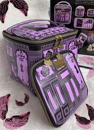 🈵️額3000送日本ANNA SUI紫薔薇大型化妝包+手拿包(限量版)有二組不同款式