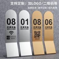 Table Number Plate Restaurant Seat Number Plate Acrylic Table Card Plate Dining Table Stand Plate Re