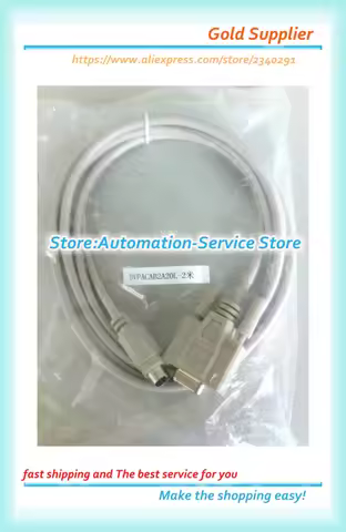 Delta PLC Download Cable DVPACAB2A20L Screen Download Line Screen Communication Line HMI Cable