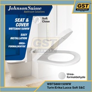 Johnson Suisse Turin/ Erika/ Lucca Toilet Bowl Cover Toilet Bowl Seat Cover Toilet Cover Penutup Tan
