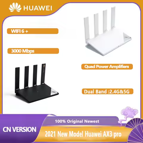 HUAWEI Ax3 Pro Router HarmonyOS WS7206 Qualcomm Dual Core WIFI 6+ 2.4G & 5G Router 3000Mbps 4 Amplif