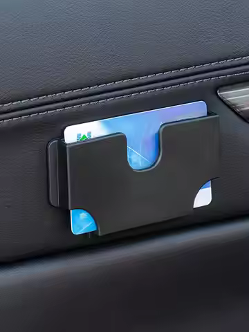 Universal Car Card Organizer, Multi-Functional Sun Visor Card Holder, Storage for ETC & Parking Card