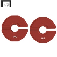 2PCS Gym Micro-Type Plates Dumbbell Fractional Weight Plate Rubber Fractional Weight Plates Plates A