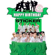NCT127 STICKER CAKE TOPPER